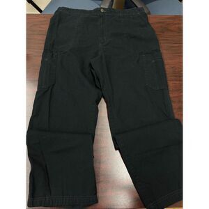 Carhartt Mens Black Multi-Cargo Scrub Pants Size Tall X-Large